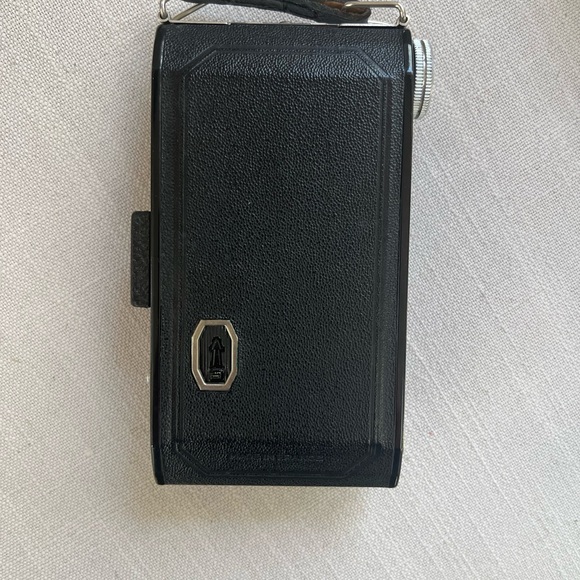 Kinax Vintage Bellows Camera from France with Brown Leather Case - Picture 5 of 8